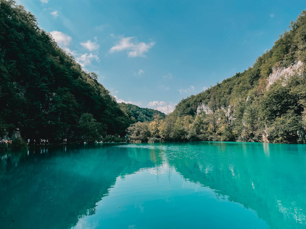 kroatië uitzicht over plitvice