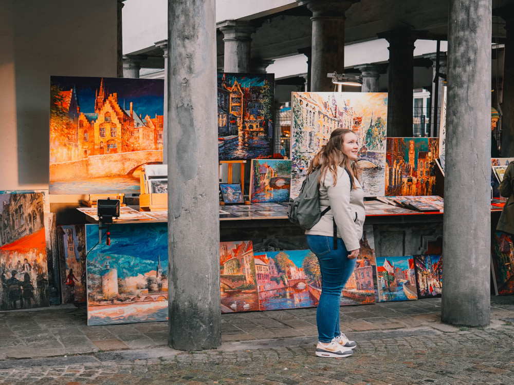 Vismarkt in Brugge