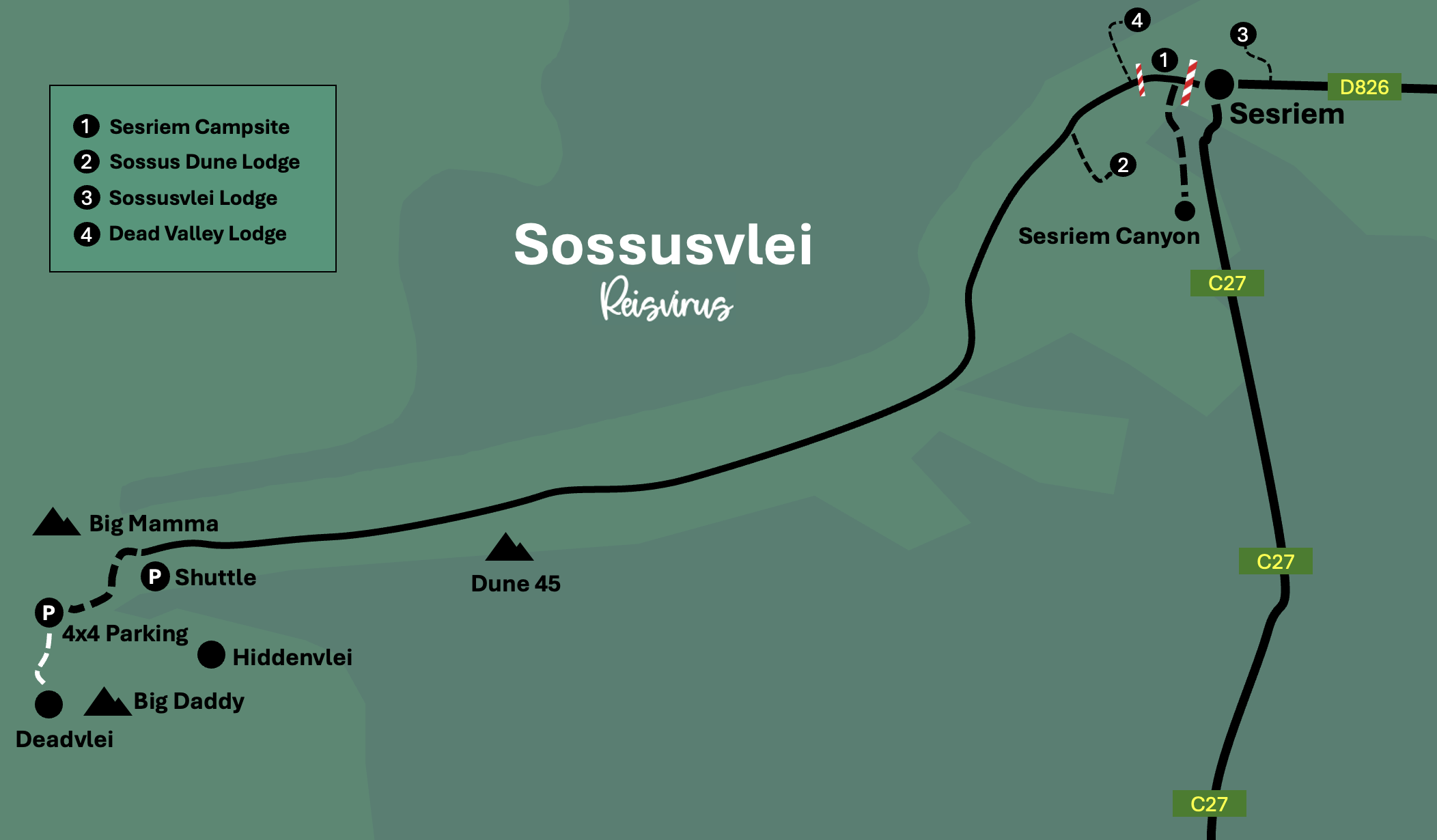 Sossusvlei - Map