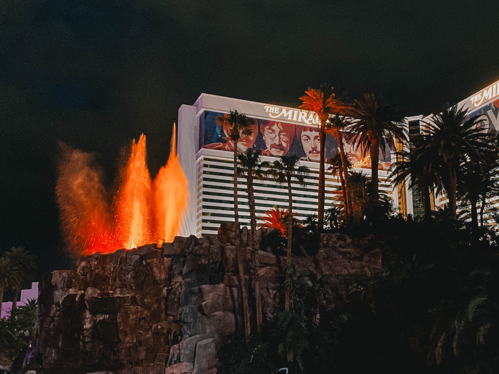 The Mirage Volcano