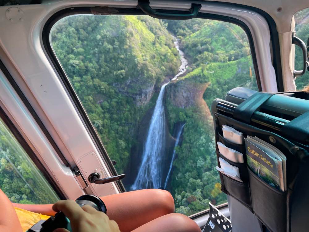 Helikoptervlucht over Waimea Canyon