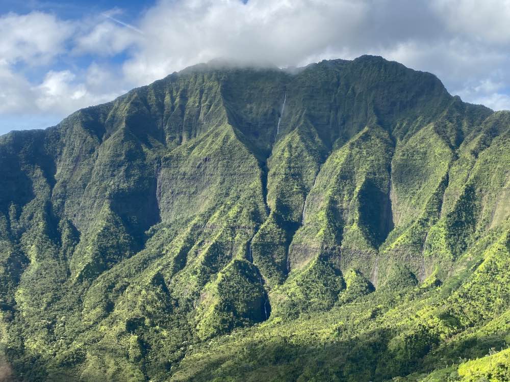 Helikoptervlucht over Napali Coast