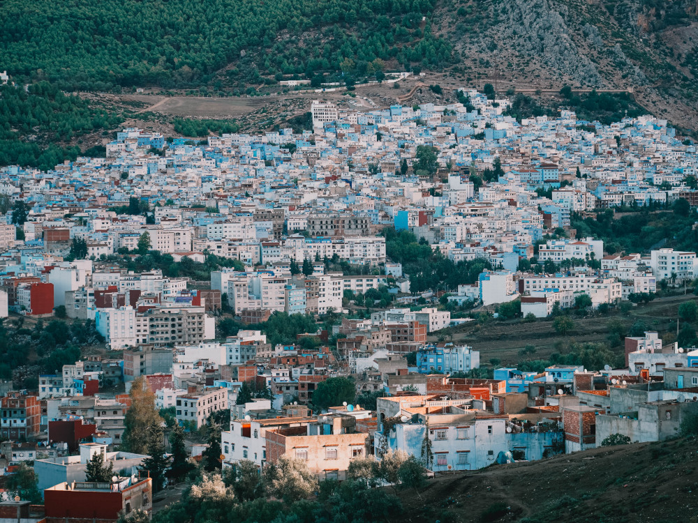 Uitzicht over Chefchaouen