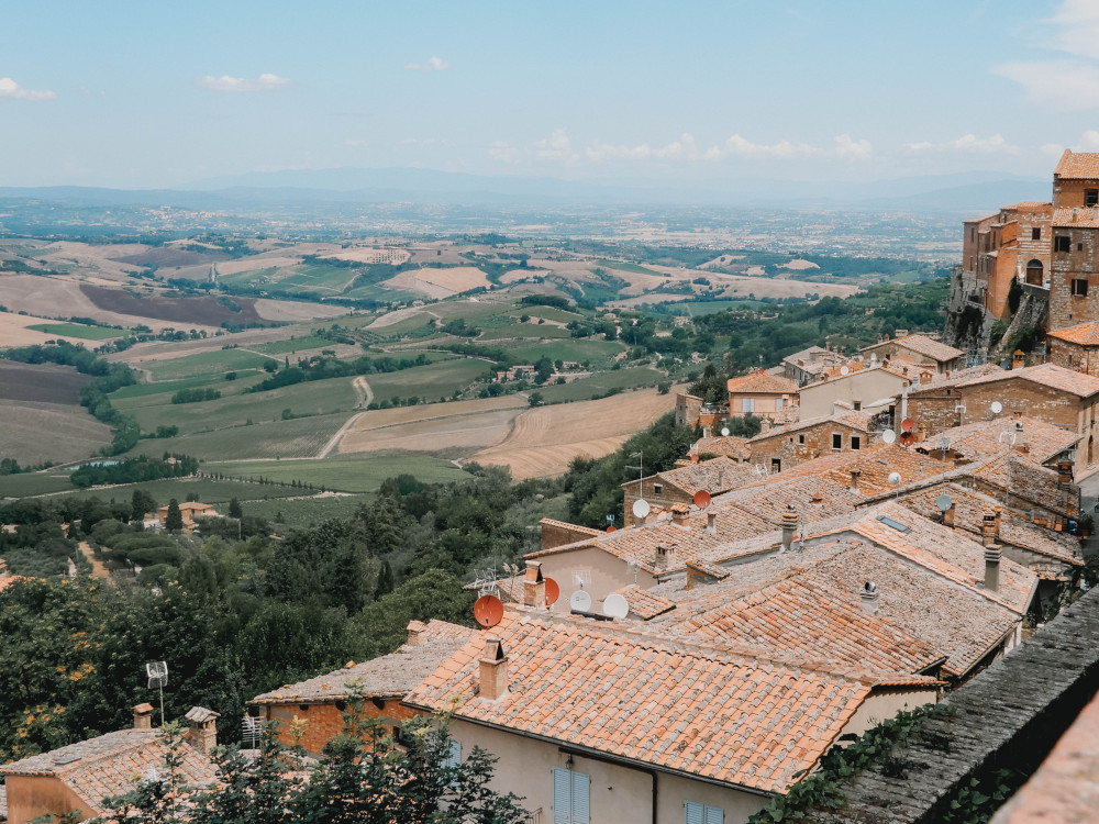 Uitzicht vanuit Montepulciano